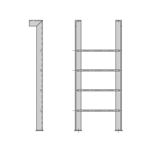 Стремянка СХ-52 5200 мм Серия 1.450.3-7.94 в Рязани