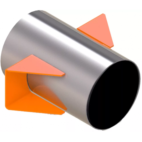 Опора вертикальных трубопроводов 1420-ВП-А1 1420х10х400х300 мм ОСТ 36-146-88 в Рязани