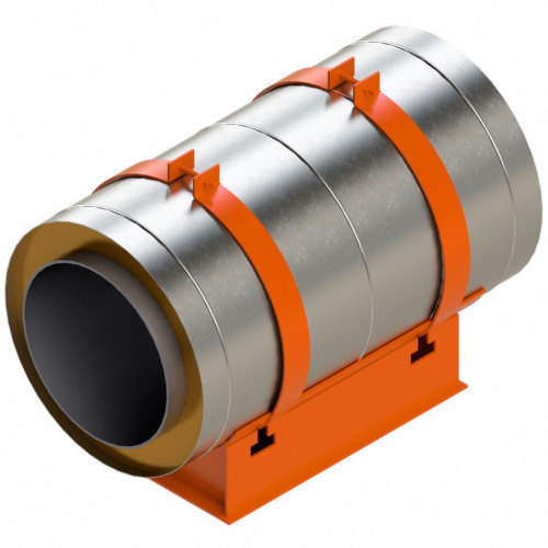 Опора скользящая хомутовая ТС-626.000 630х380х100 мм Серия 5.903-13 выпуск 8-95 53,9 кг